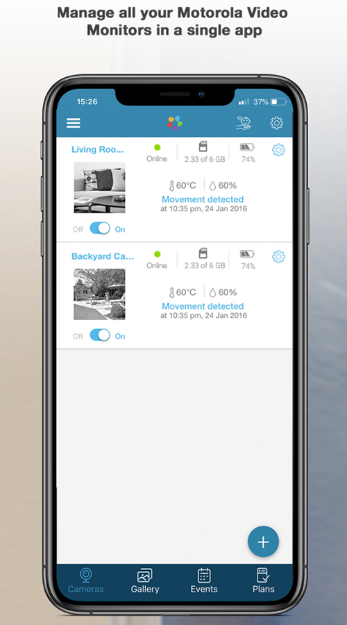Hubble - IOT App for Motorola screenshot 2